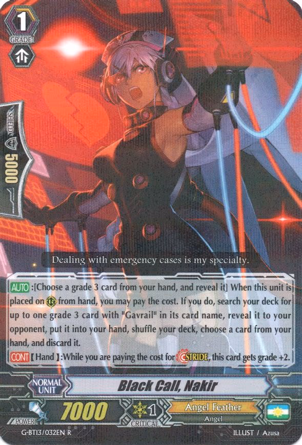 Black Call, Nakir