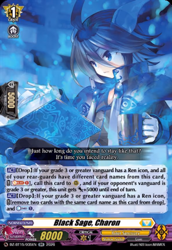 Black Sage, Charon - RR (DZ-BT15/035EN)