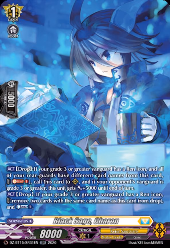 Black Sage, Charon - SR (DZ-BT15/SR31EN)