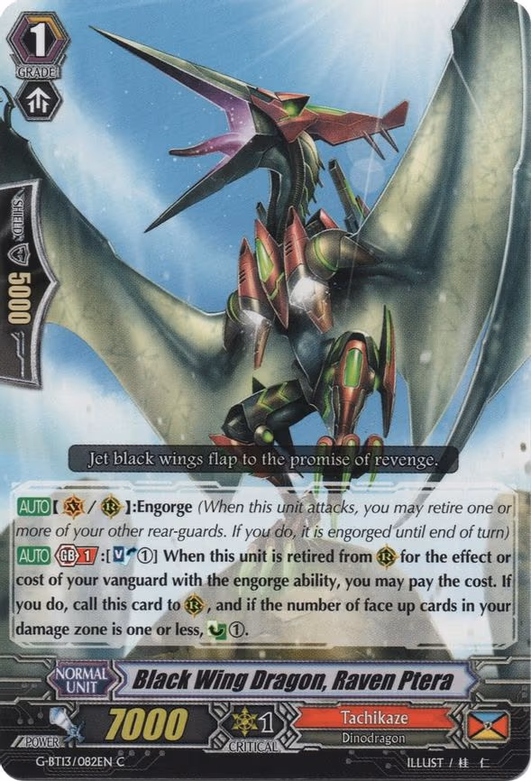 Black Wing Dragon, Raven Ptera