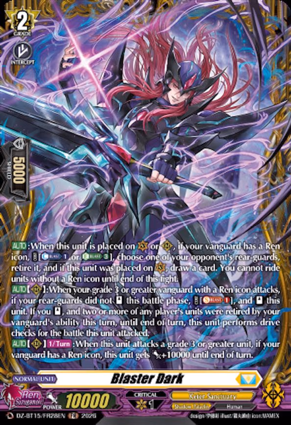 Blaster Dark - Frame Rare (DZ-BT15/FR28EN)