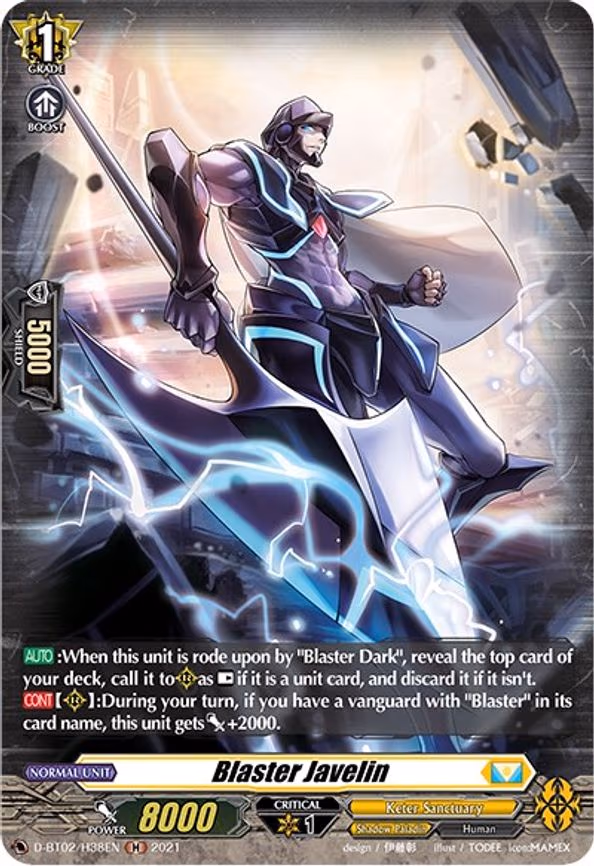 Blaster Javelin (Holo) - H (D-BT02/H38EN)