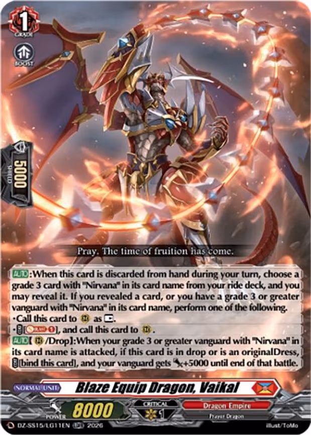 Blaze Equip Dragon, Vaikal - LGRR (DZ-SS15/LG11EN)