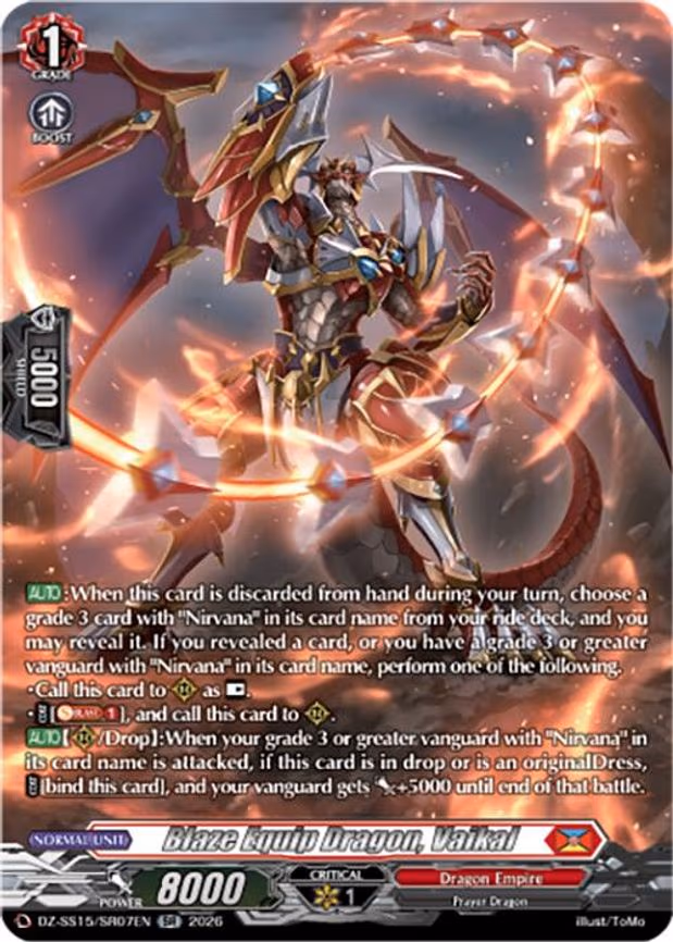 Blaze Equip Dragon, Vaikal - SR (DZ-SS15/SR07EN)