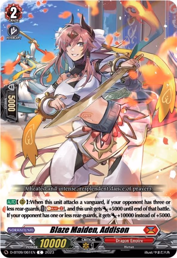 Blaze Maiden, Addison