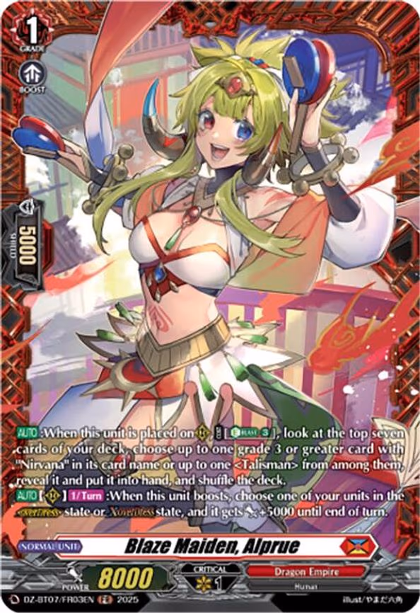 Blaze Maiden, Alprue - FR (DZ-BT07/FR03EN)
