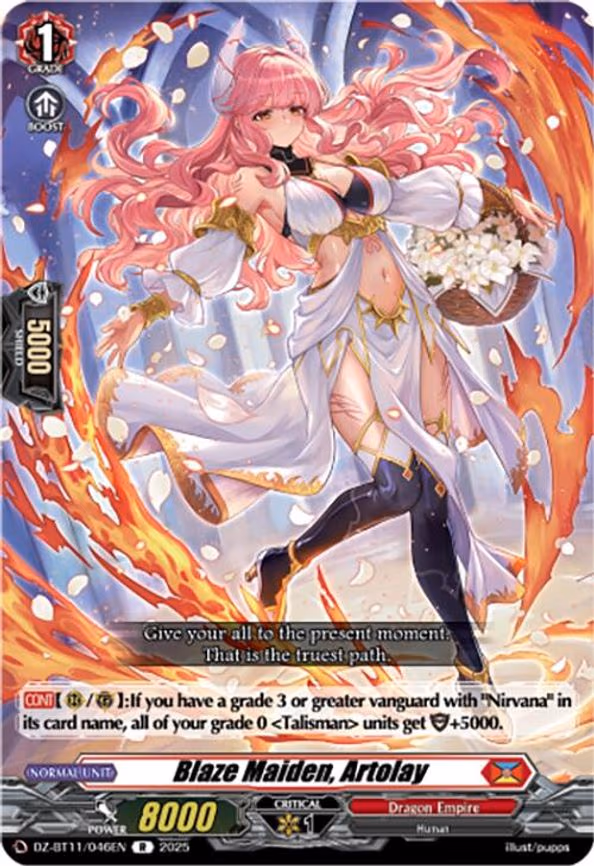 Blaze Maiden, Artolay - R (DZ-BT11/046EN)