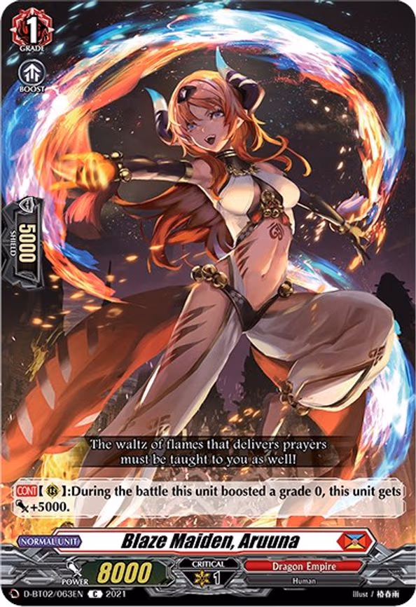 Blaze Maiden, Aruuna - C (D-BT02/063EN)