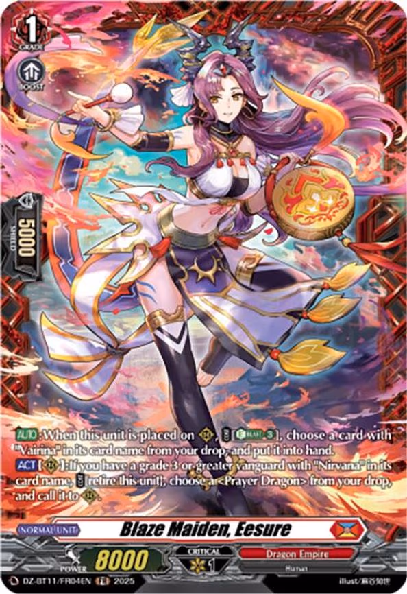 Blaze Maiden, Eesure - FR (DZ-BT11/FR04EN)