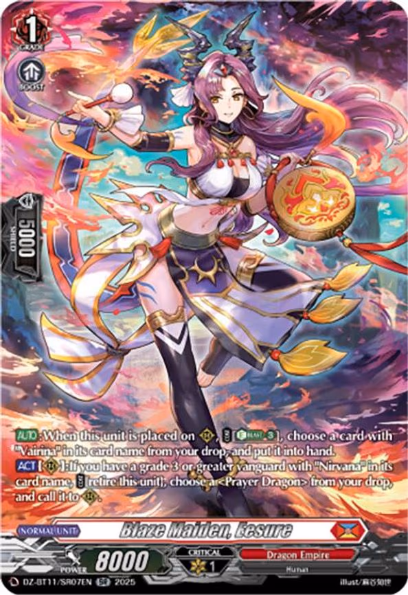 Blaze Maiden, Eesure - SR (DZ-BT11/SR07EN)