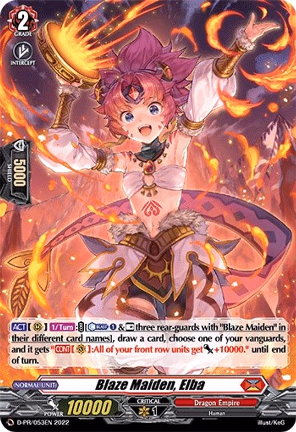 Blaze Maiden, Elba - PR (D-PR/053EN)