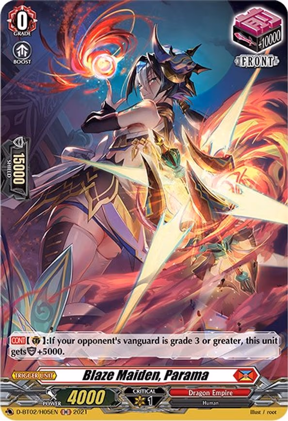 Blaze Maiden, Parama (Holo) - H (D-BT02/H05EN)