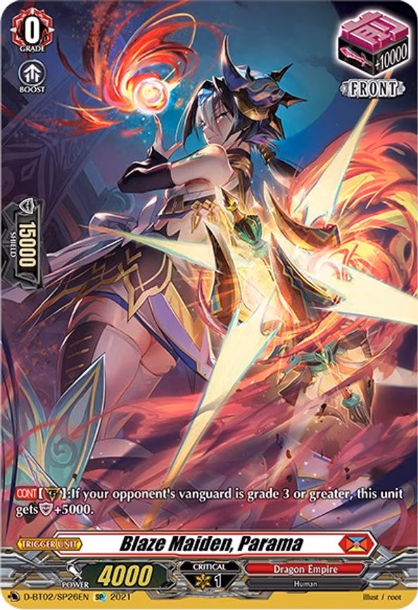 Blaze Maiden, Parama