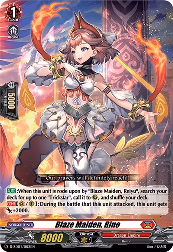 Blaze Maiden, Rino