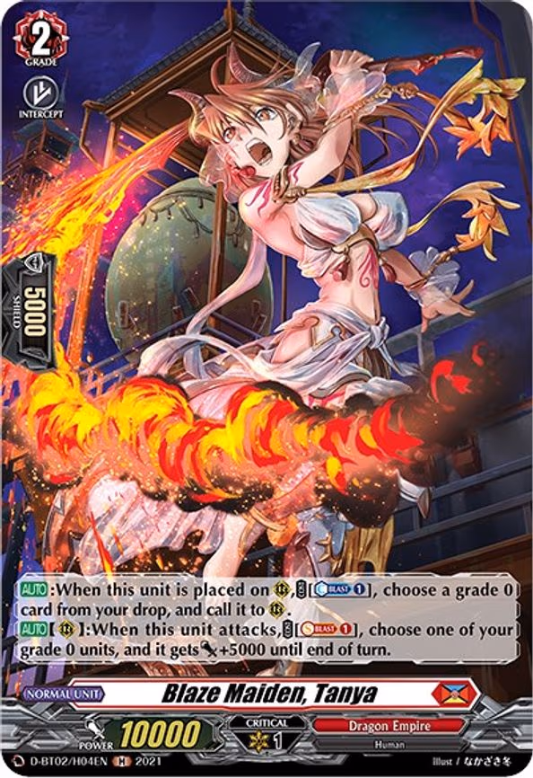 Blaze Maiden, Tanya (Holo) - H (D-BT02/H04EN)