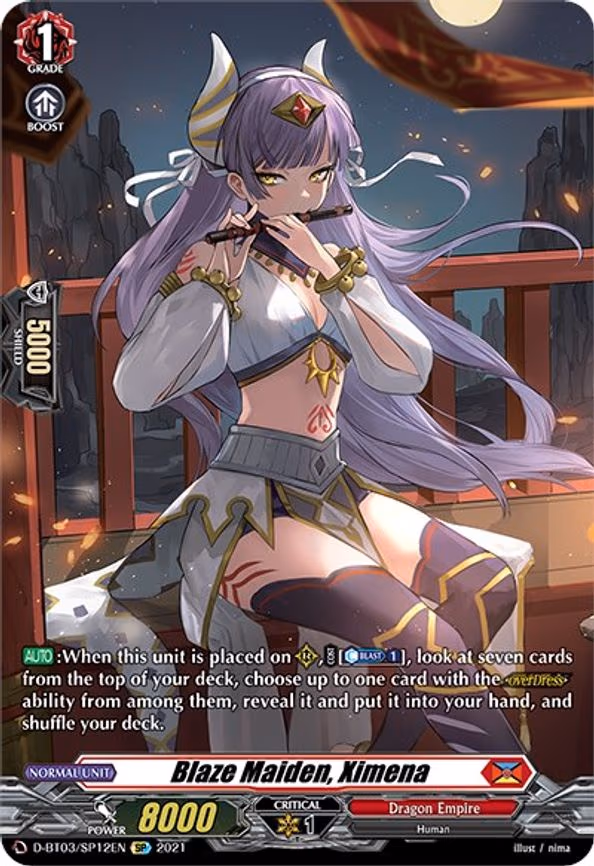 Blaze Maiden, Ximena - SP (D-BT03/SP12EN)
