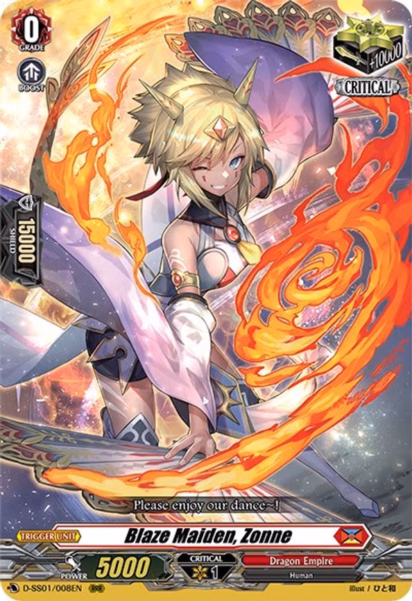 Blaze Maiden, Zonne