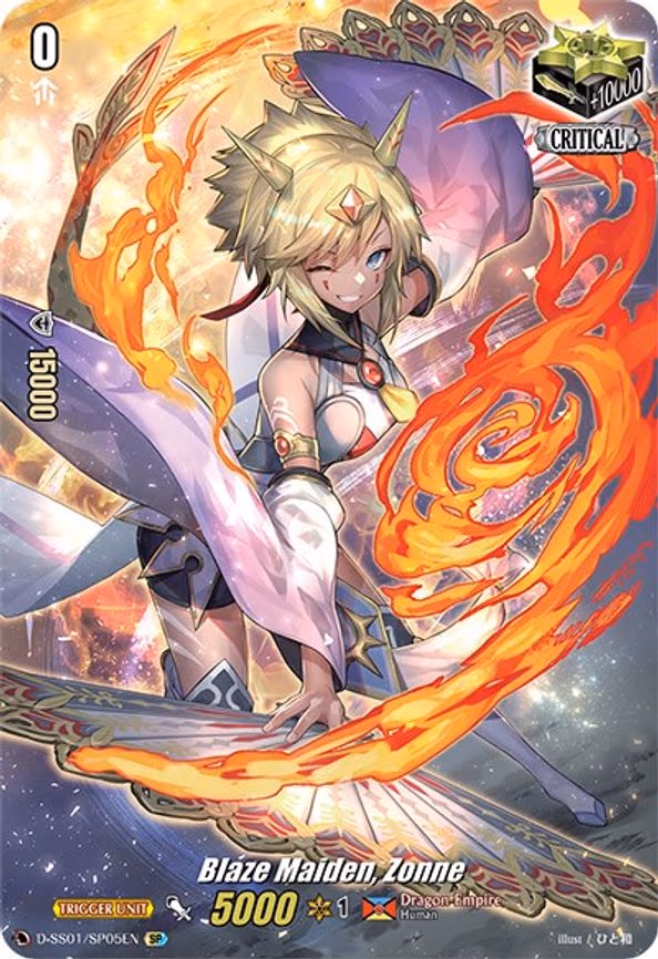 Blaze Maiden, Zonne
