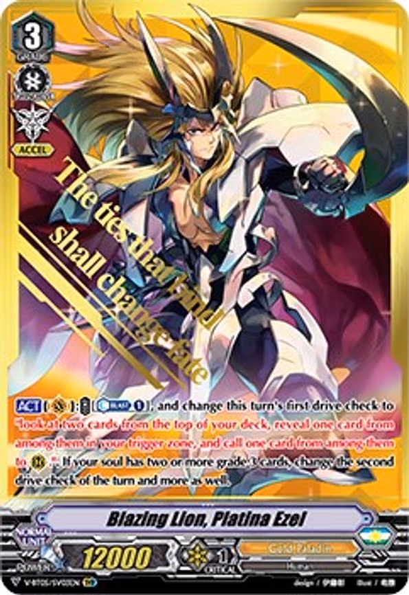 Blazing Lion, Platina Ezel