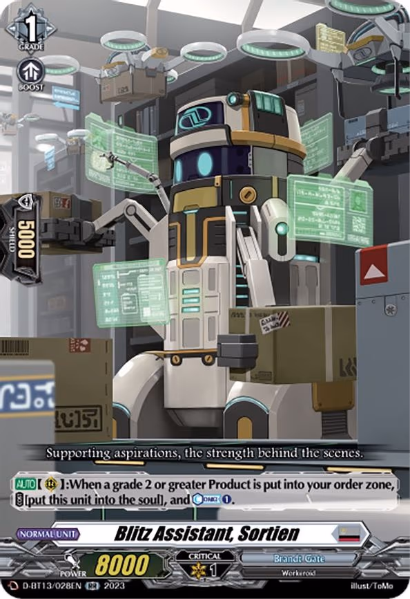 Blitz Assistant, Sortien