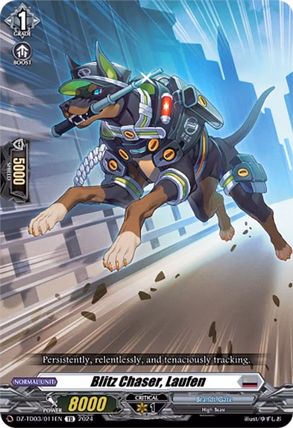 Blitz Chaser, Laufen