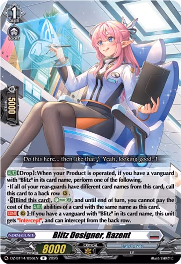 Blitz Designer, Razent - R (DZ-BT14/056EN)