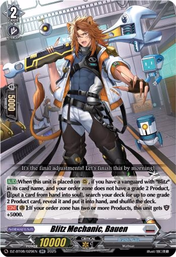 Blitz Mechnanic, Bauen - RR (DZ-BT08/029EN)