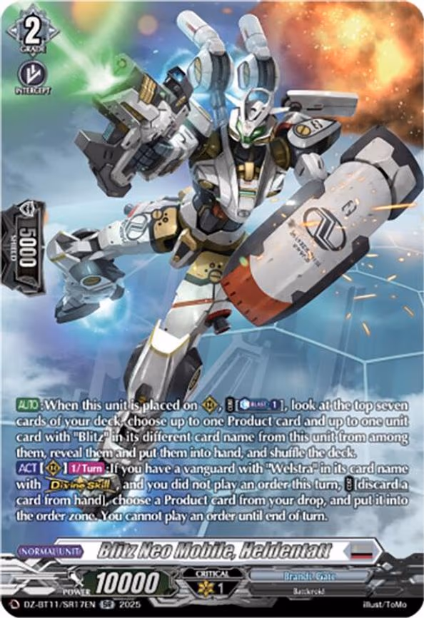 Blitz Neo Mobile, Heldentatt - SR (DZ-BT11/SR17EN)