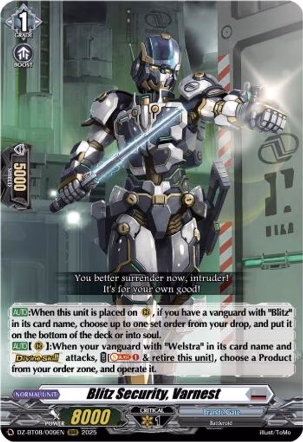 Blitz Security, Varnest - RRR (DZ-BT08/009EN)