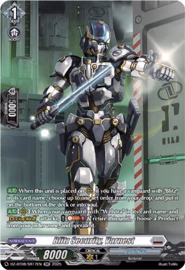 Blitz Security, Varnest - SR (DZ-BT08/SR17EN)
