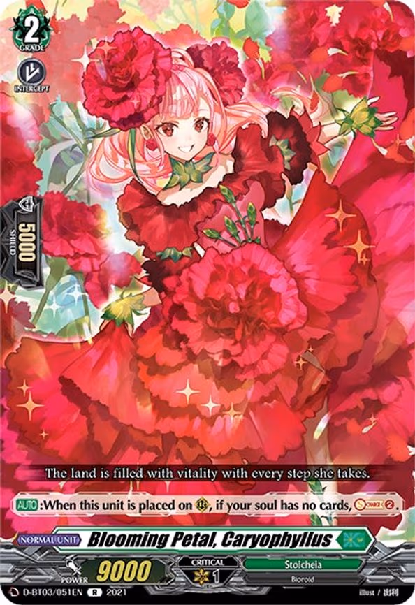 Blooming Petal, Caryophyllus - R (D-BT03/051EN)
