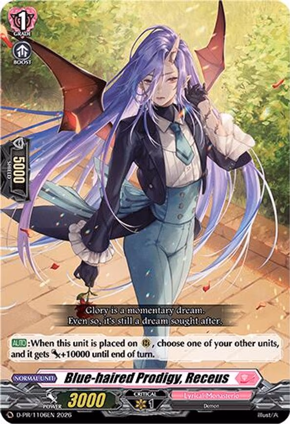 Blue-haired Prodigy, Receus - PR (D-PR/1106EN)