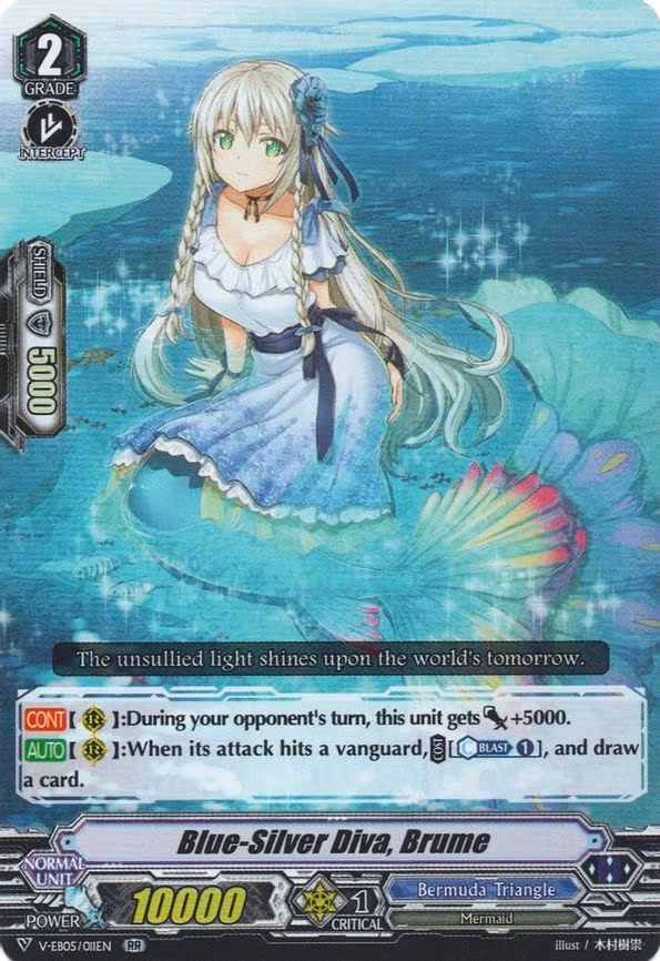 Blue-Silver Diva, Brume