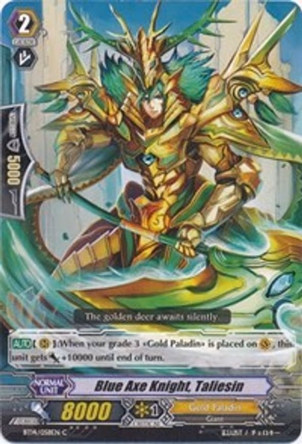Blue Axe Knight, Taliesin