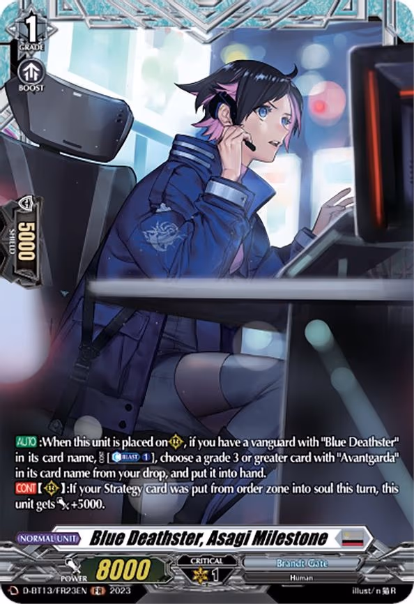 Blue Deathster, Asagi Milestone - FR (D-BT13/FR23EN)
