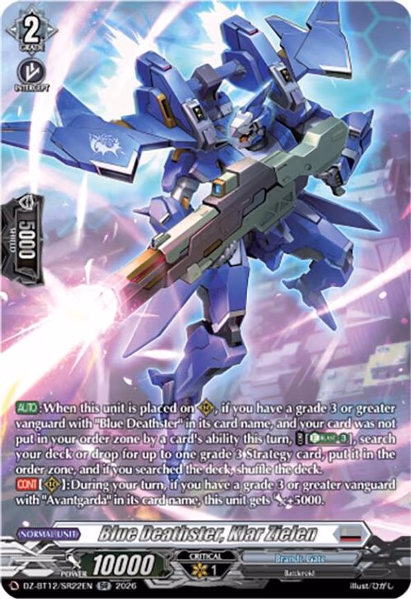 Blue Deathster, Klar Zielen - SR (DZ-BT12/SR22EN)