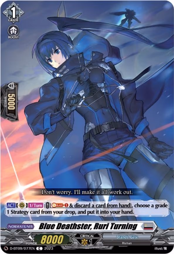 Blue Deathster, Ruri Turning
