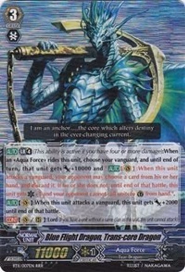 Blue Flight Dragon, Trans-core Dragon