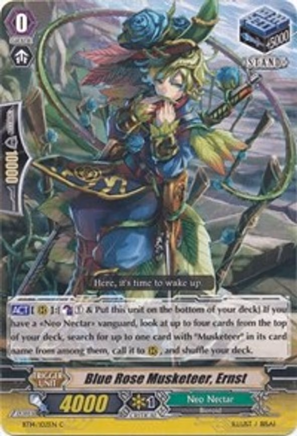 Blue Rose Musketeer, Ernst