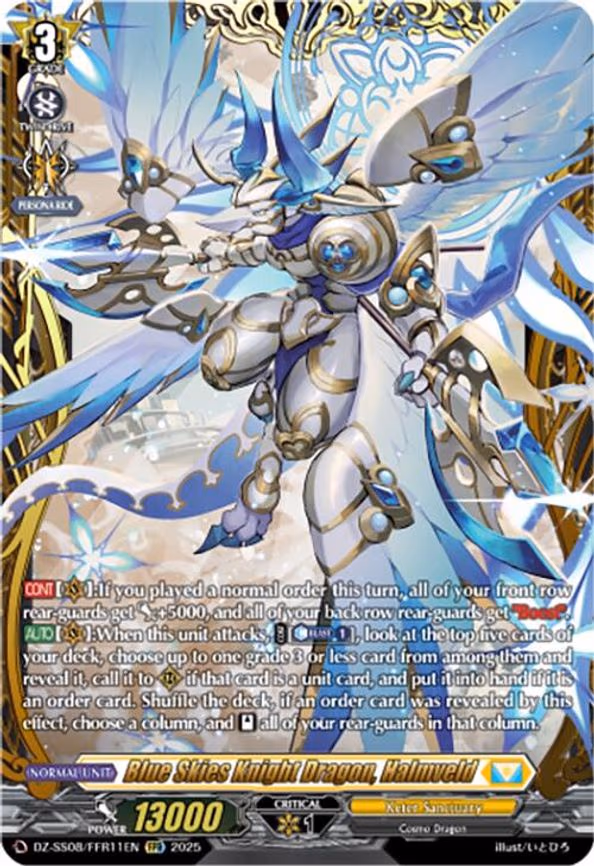 Blue Skies Knight Dragon, Halmveld