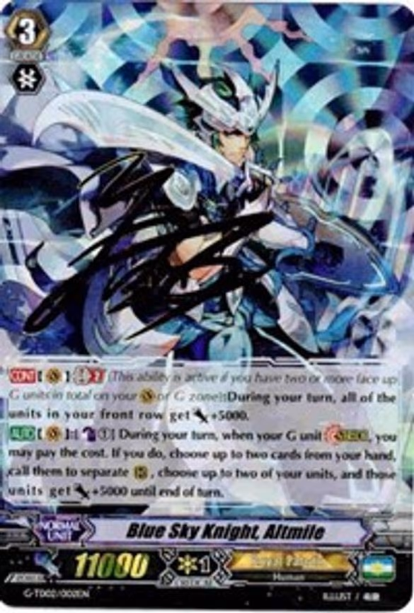 Blue Sky Knight, Altmile