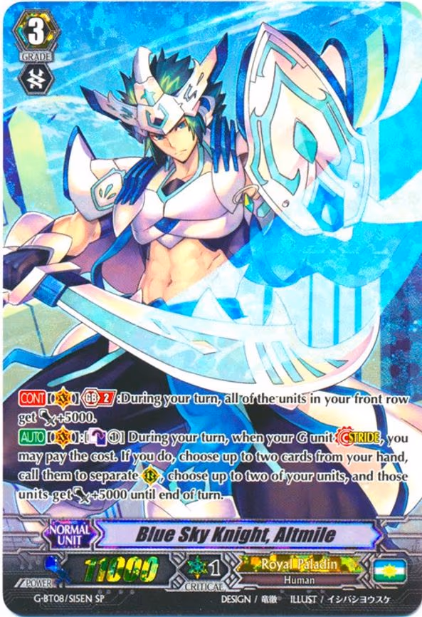 Blue Sky Knight, Altmile