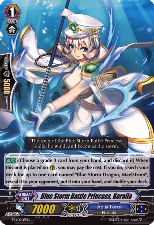 Blue Storm Battle Princess, Koralia - PR (PR/0408EN)