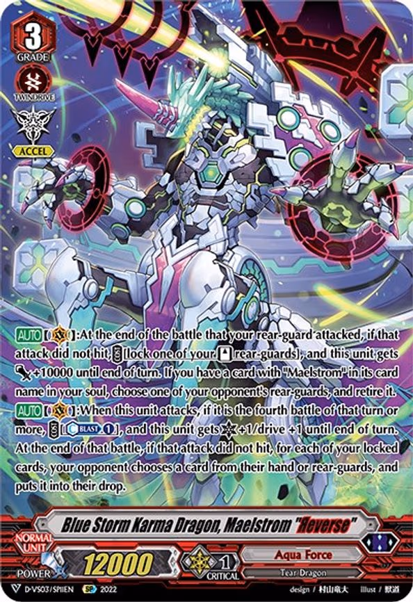 Blue Storm Karma Dragon, Maelstrom "Reverse"