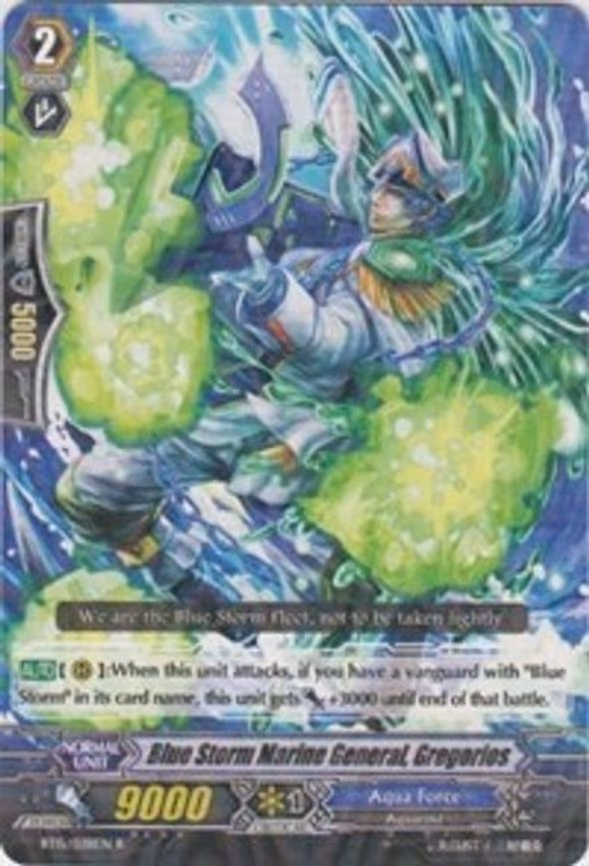 Blue Storm Marine General, Gregorious