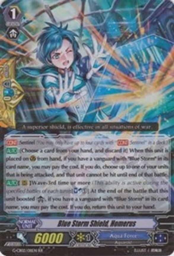 Blue Storm Shield, Homerus