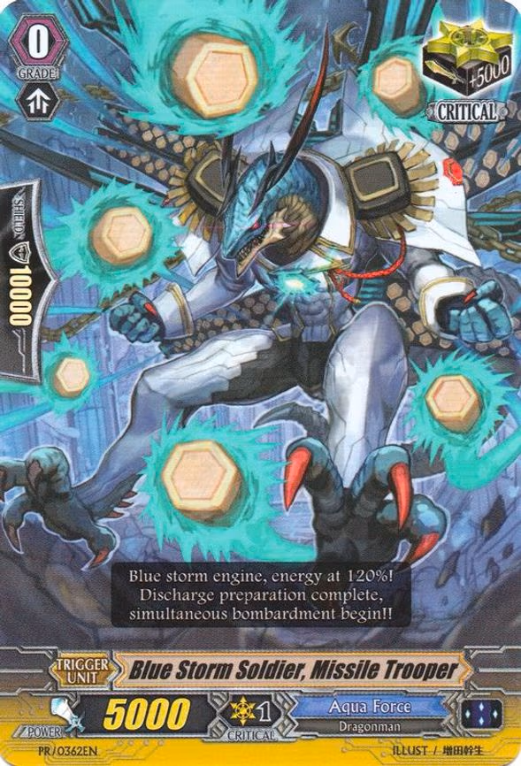 Blue Storm Soldier, Missile Trooper
