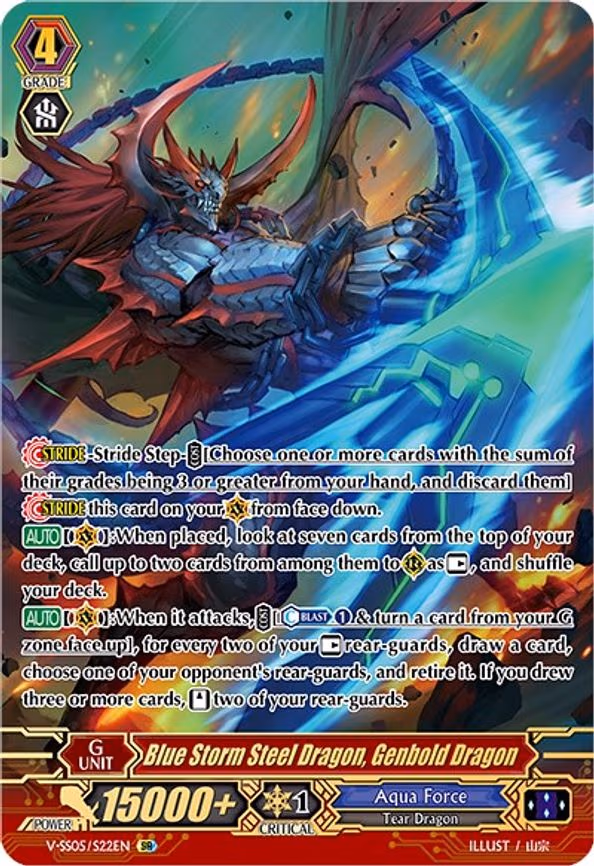 Blue Storm Steel Dragon, Genbold Dragon