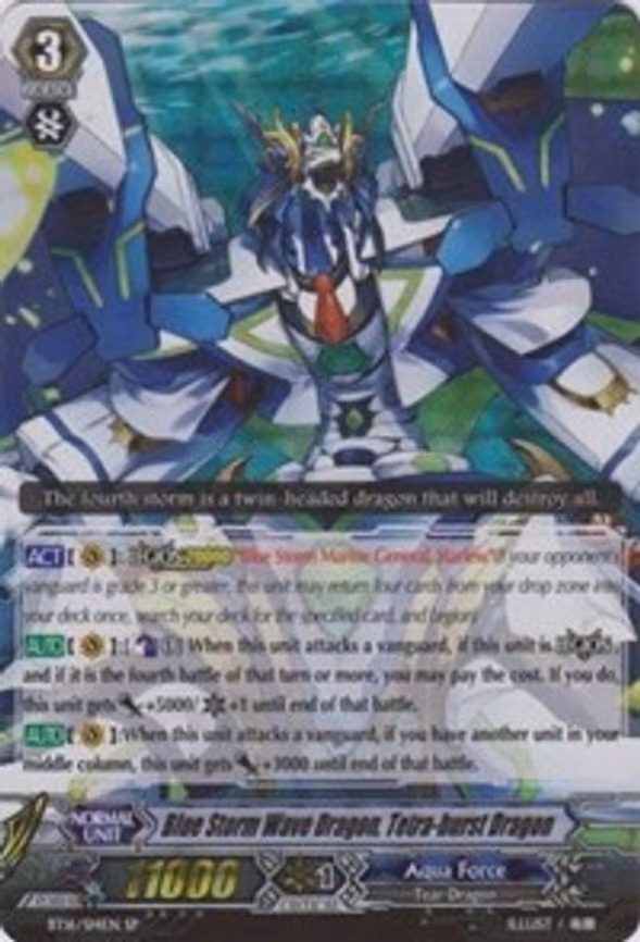 Blue Storm Wave Dragon, Tetra-burst Dragon