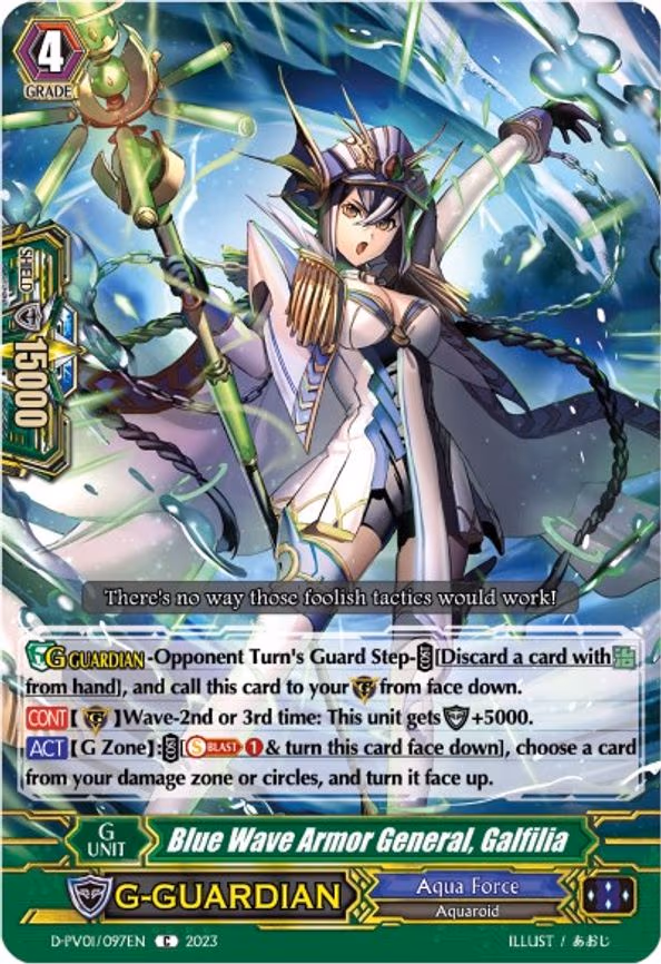 Blue Wave Armor General, Galfilia